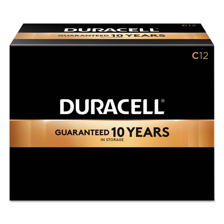 Duracell 'C' Alkaline Batteies, 72/CT