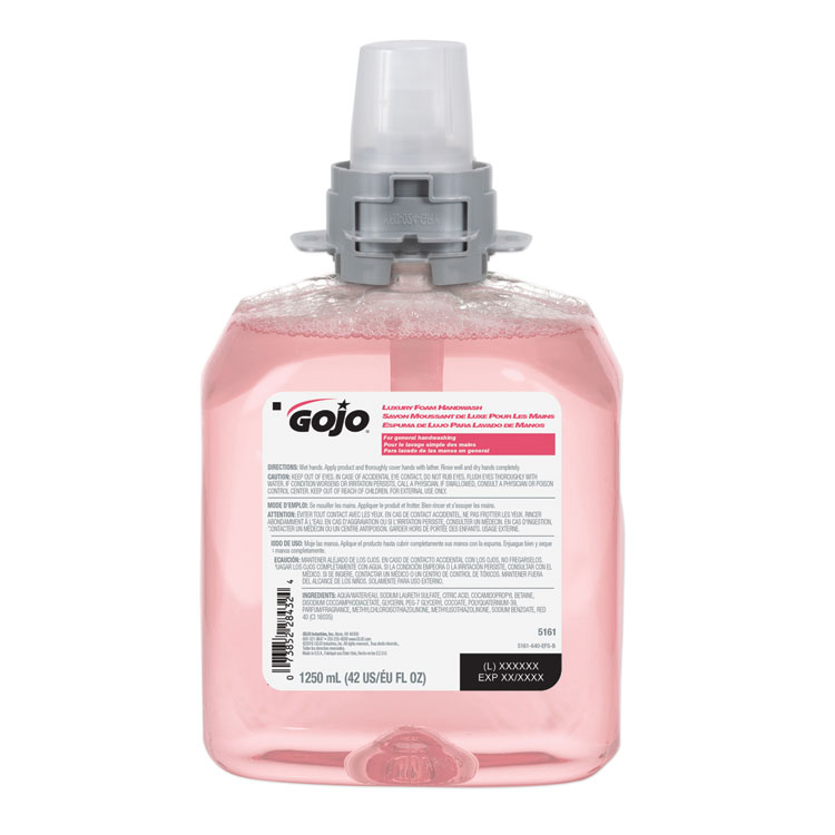 GO-JO Foam Soap, Cranberry FMX-12, 4/CT