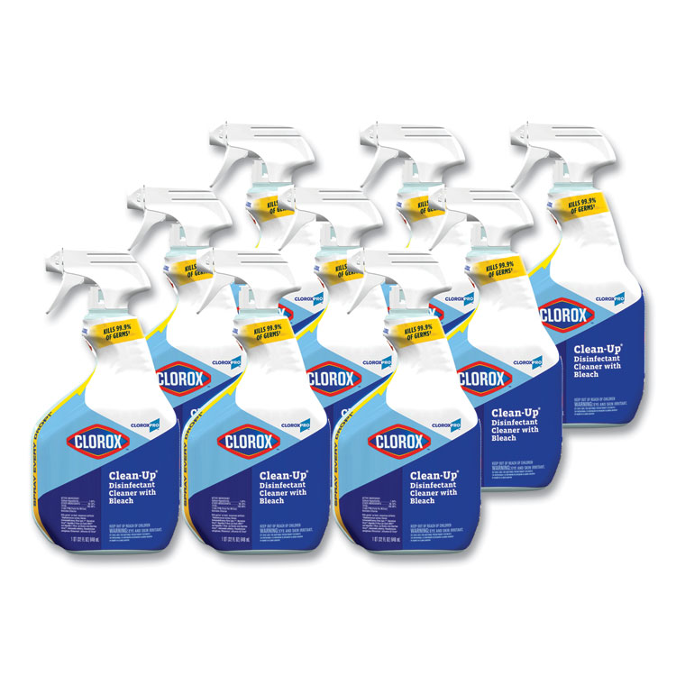 Clorox Pro Clean-up with Bleach, 32 oz, 9/CT