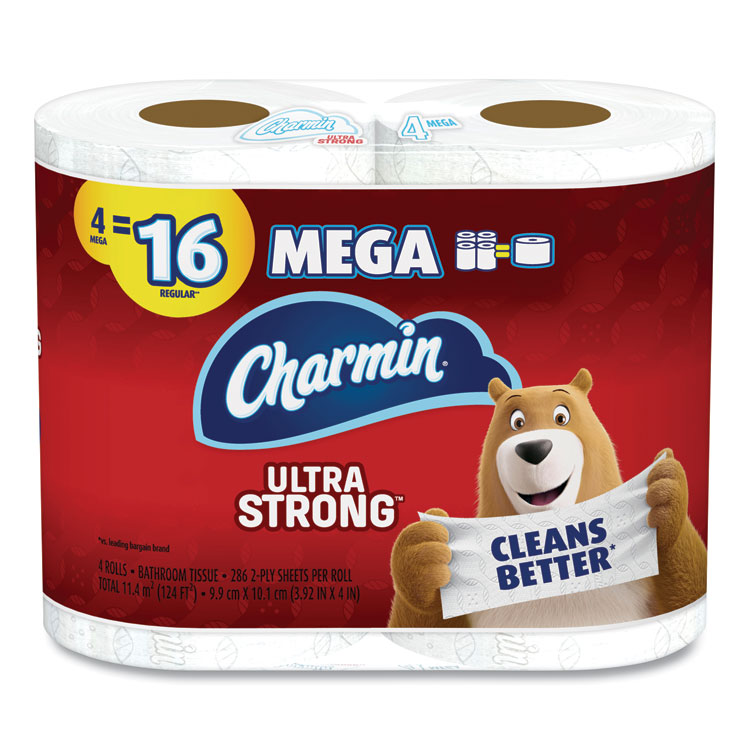 Charmin Ultra Strong Bathroom Tissue Mega Rolls, 8PK/CT