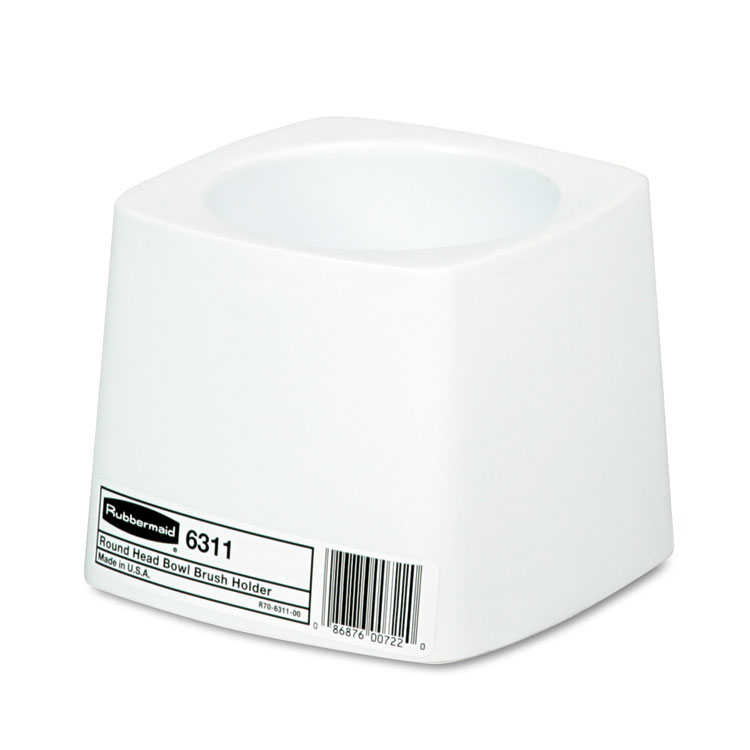 Holder For Toilet Bowl Brush White Plastic