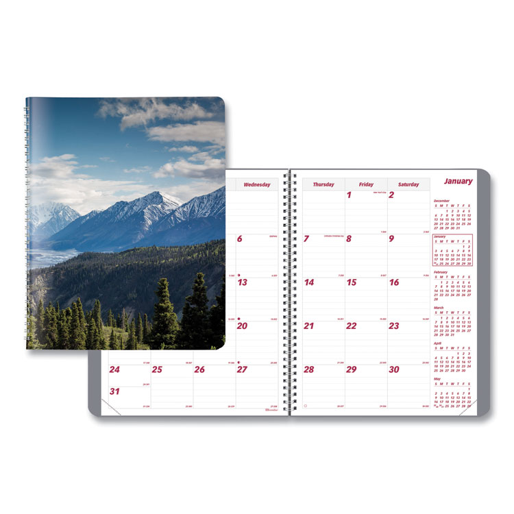 2022-2024 Mountains Monthly Planner, 11x8.5