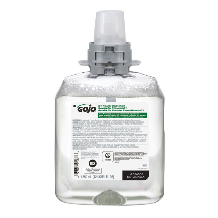 GO-JO FOAM SOAP, E1, 4/CT