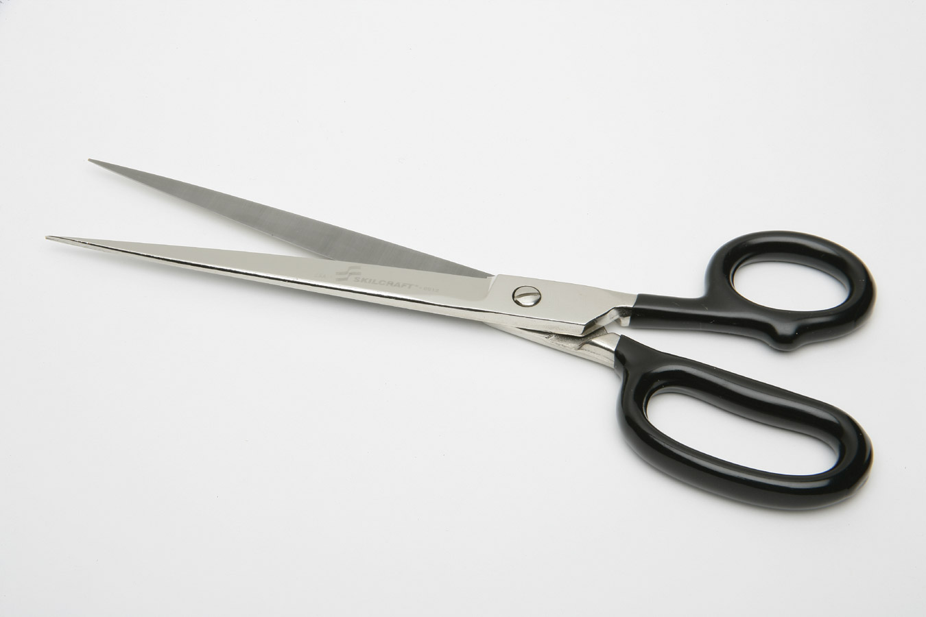 PAPER SHEARS, POINTED, NICKEL-CHROME PLA