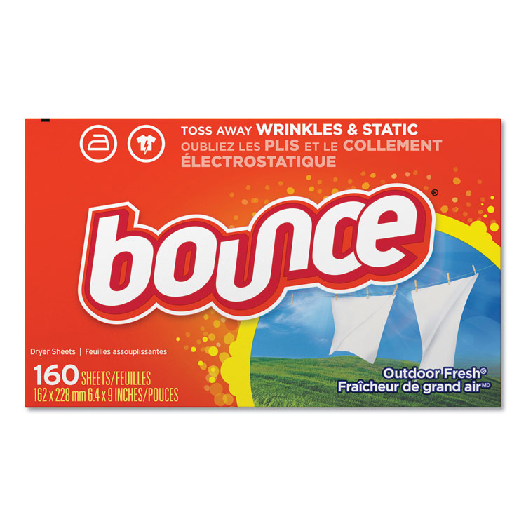 Bounce Dryer Sheets, Outdoor Fresh 160/BX