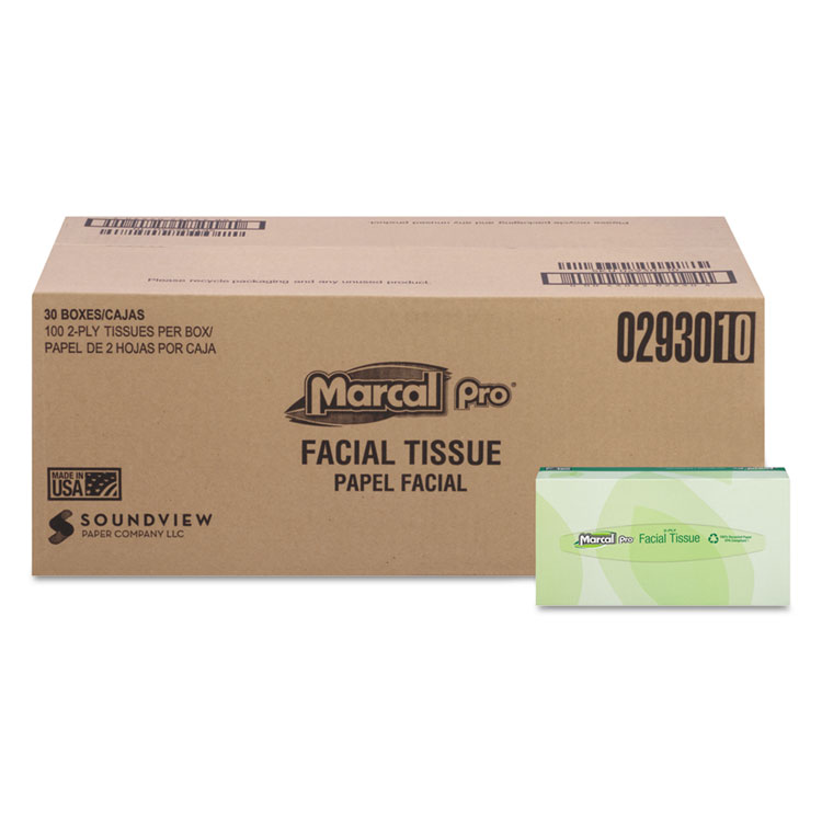 TISSUE,FACIAL,100SH,30BX